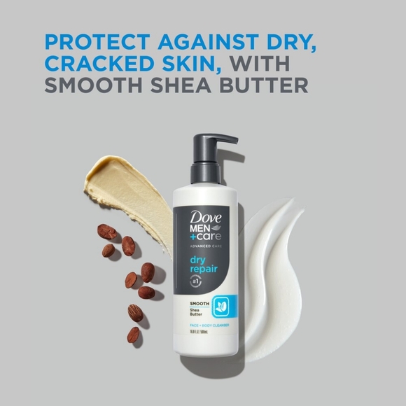 🐢2/$15 Dove Men+Care Advanced Care Dry Repair Face + Body Cleanser - Picture 7 of 9